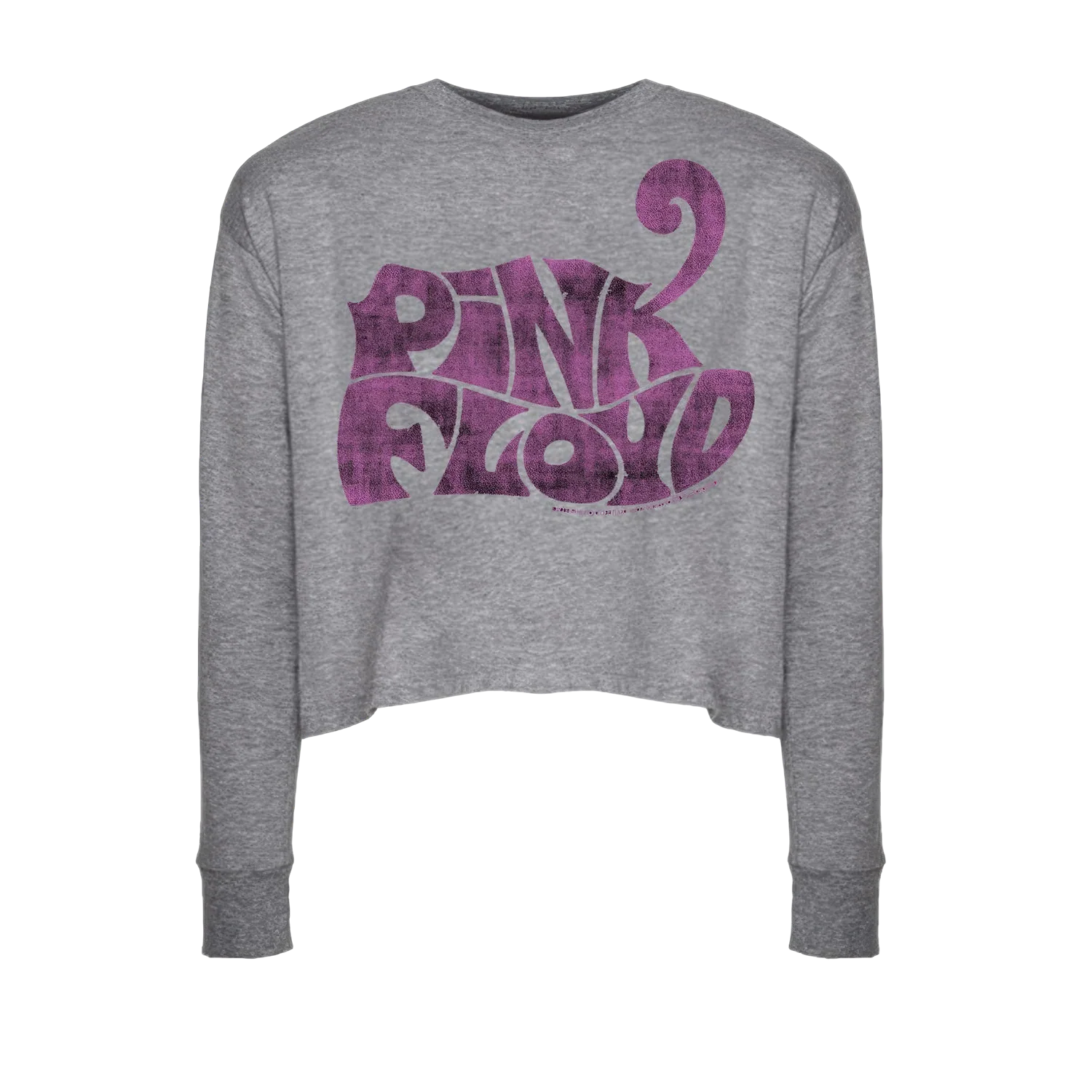 Cheetah Logo Long Sleeve Crop Top