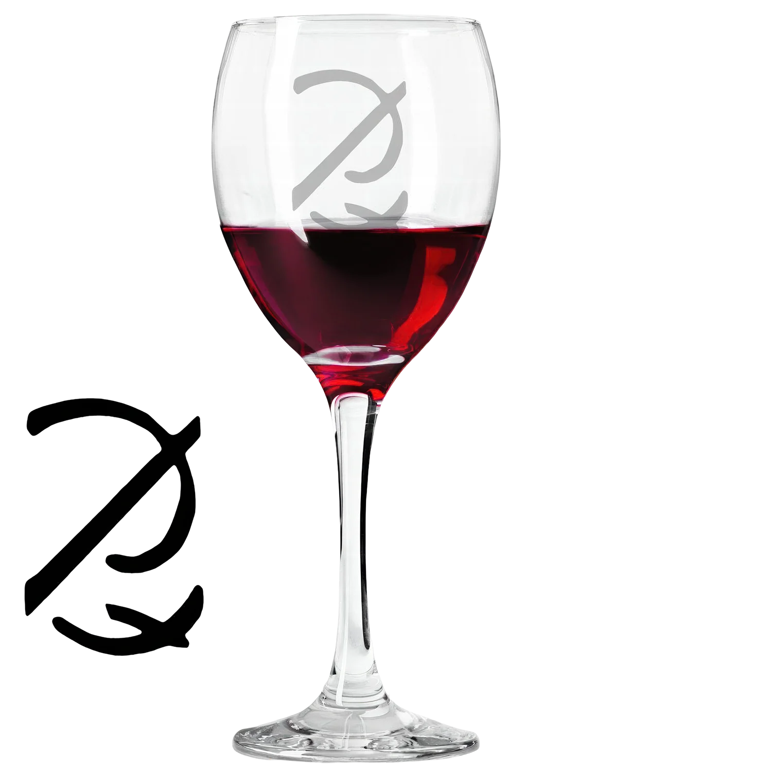 PF Laser- Etched Wine Glass