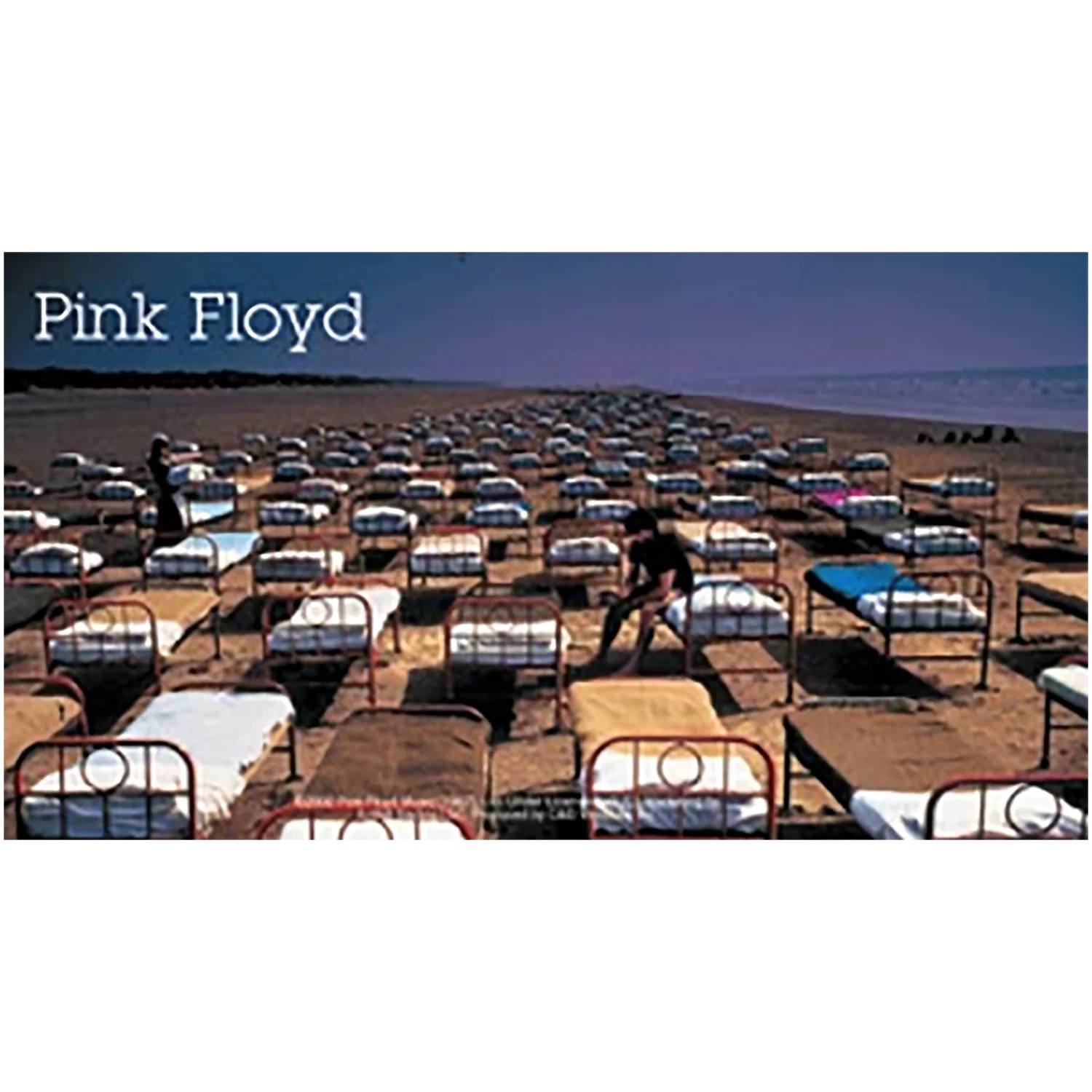 Pink Floyd Bed 6"x3.25" Sticker