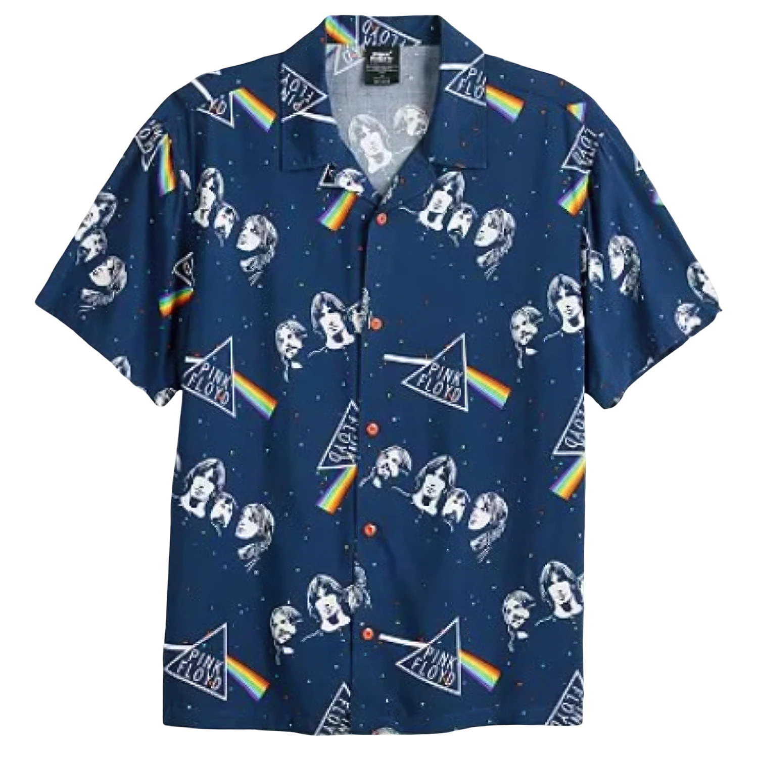 Pink Floyd Dark Side of the Moon Short Sleeve Button Down - Image 3