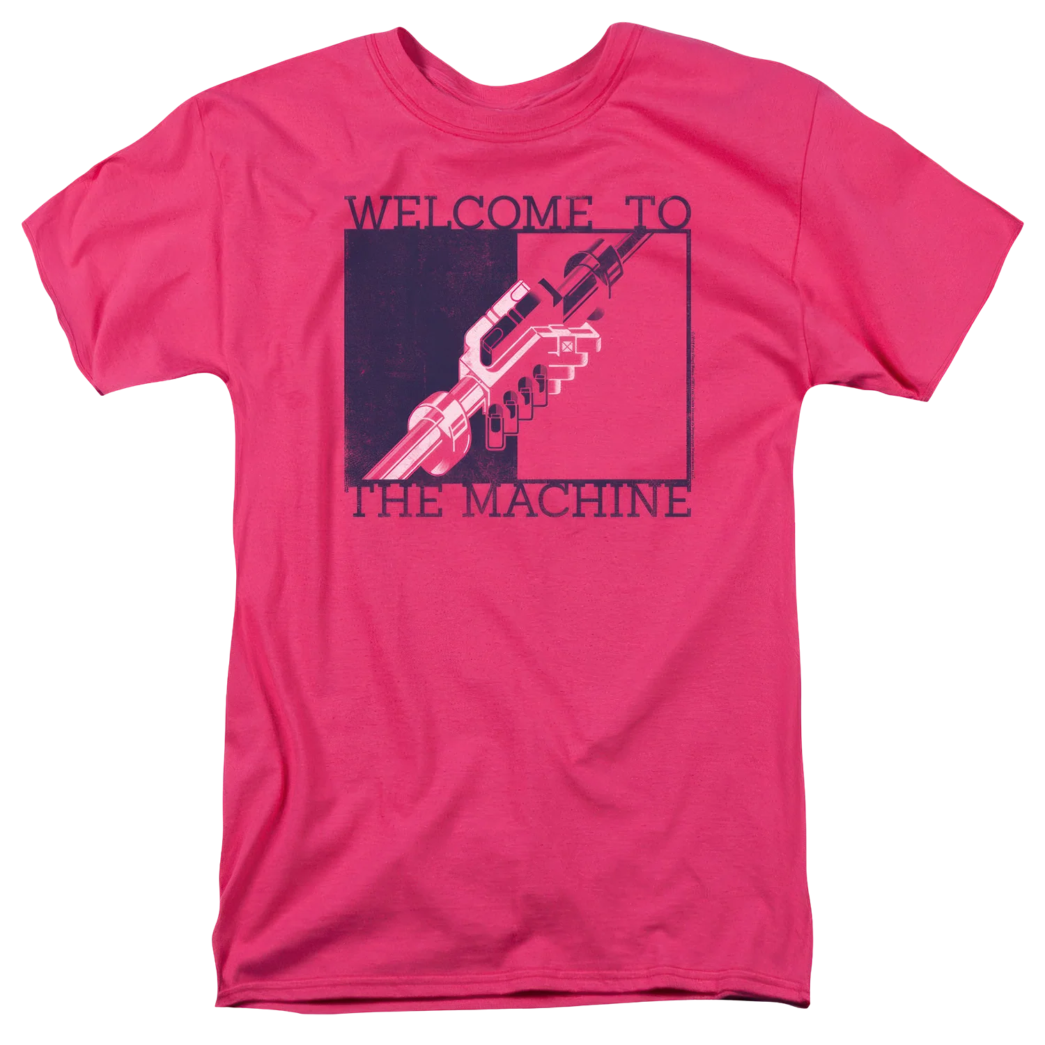 Welcome To The Machine Pink Logo