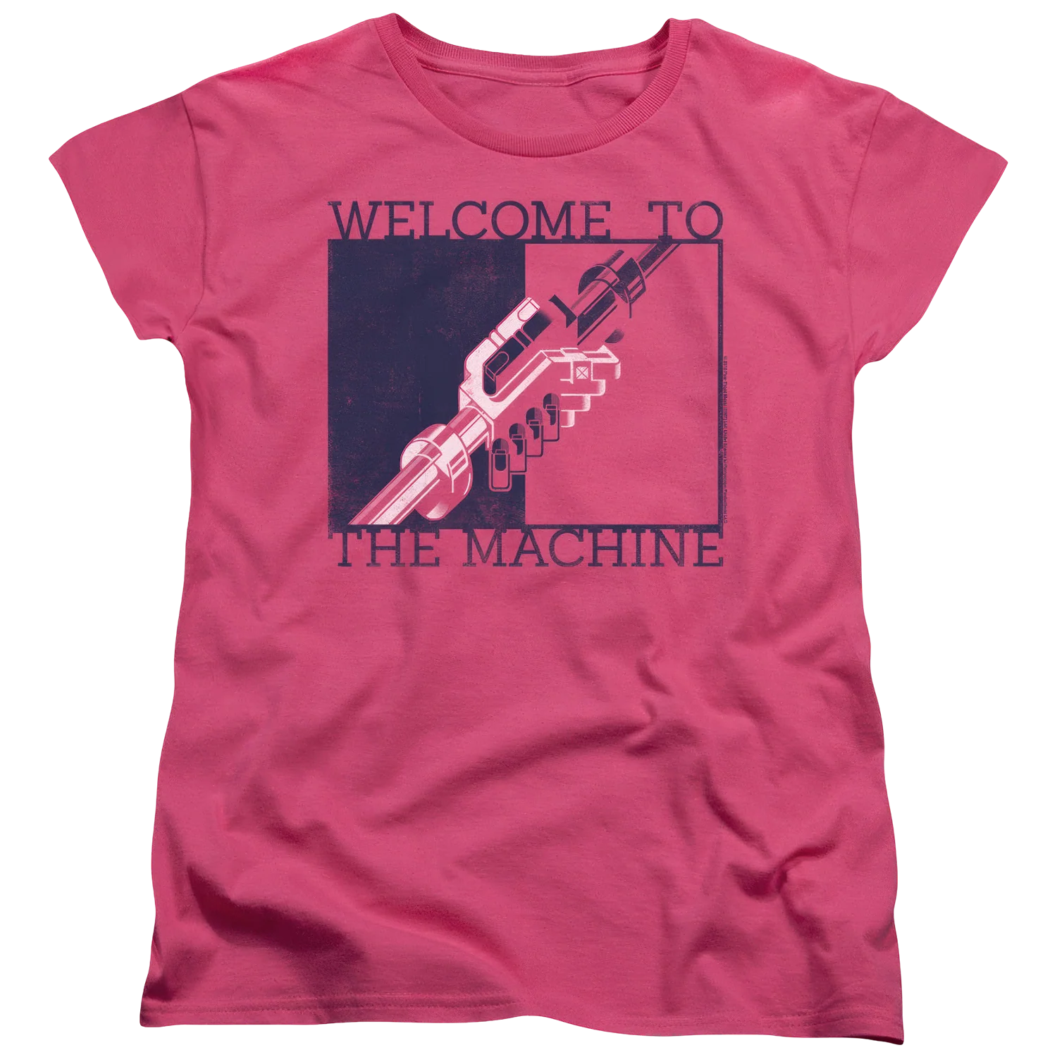 Welcome To The Machine Womens Pink Logo
