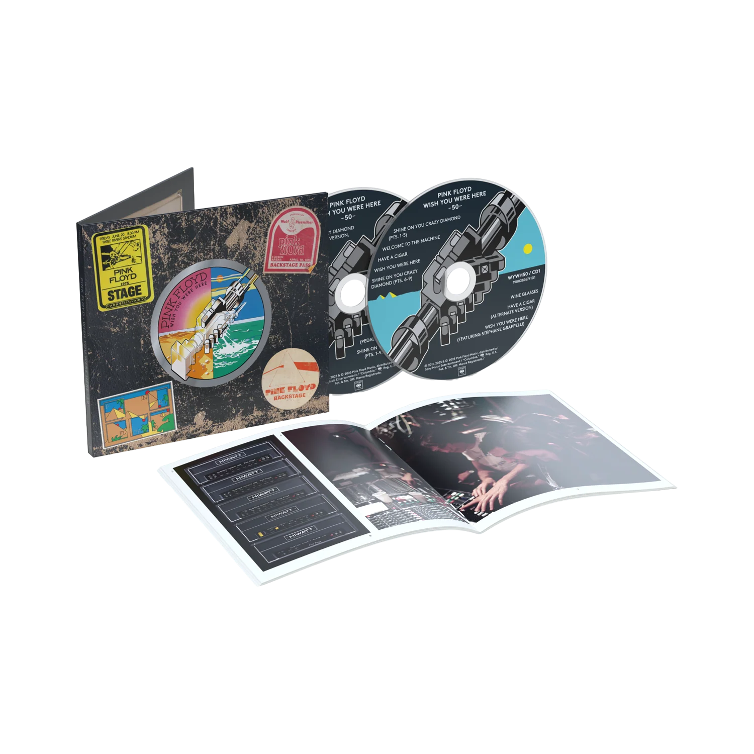 Wish You Were Here 50th Anniversary 2 CD Set + T-Shirt - Image 2